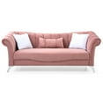 thumbnail image 3 of Glory Furniture Madrid G0543A-S Sofa  PINK Velvet, 3 of 5