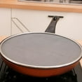 thumbnail image 5 of Stainless Steel Oil Splatter Guard with Handle | Frying Fish, Stir-Fry, Pizza Tray | Rust Resistant Oil Blocker Net | Easy Clean Mesh Screen | Versatile Kitchen Tool, 5 of 9