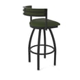 thumbnail image 2 of 861 Artemis 25" Swivel Counter Stool with Black Wrinkle Finish and Canter Pine Seat and Back, 2 of 5