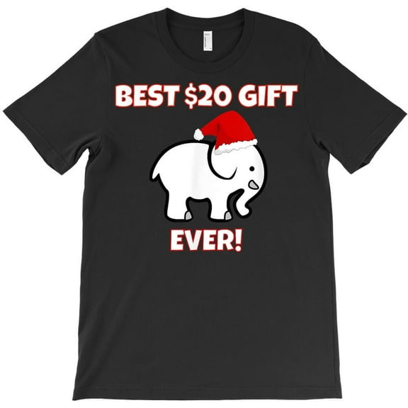 White Elephant Christmas 2017 Funny Gift Exchange Contest Throwback Graphic - Stocking Stuffer, H2573 T-Shirt, for Men and Women, Up to Size 5XL