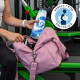 thumbnail image 5 of Blue Tie Dye Pattern Hot Yoga Mat Towel Non Slip for Hot Yoga - Quick-Drying Yoga Mat Cover with 4 Corner Pockets with Travel Bag - Hot Yoga Towel Non Slip Grip Moisture Wicking Sweat 70"x26", 5 of 6