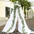 thumbnail image 4 of Coloody 6.5Ft 6Pcs Faux Greenery Eucalyptus Leaves Vine Silk for Wedding Backdrop Arch Wall Table Decor, 4 of 7