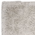 thumbnail image 2 of SAFAVIEH Riviera Comgan Solid Plush Polyester Shag Area Rug, Light Grey, 8' x 10', 2 of 4