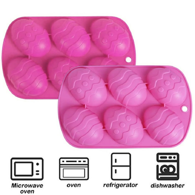3D Easter Egg Baking Mold - MoldFun Easter Egg Silicone Mold for Mousse  Cake, Peanut Butter Chocolate, Candy, Jello, Pastry, Muffin, Cupcake, Mini