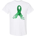 thumbnail image 3 of Inktastic Cerebral Palsy Awareness Green Ribbon Made of Hearts T-Shirt, 3 of 5