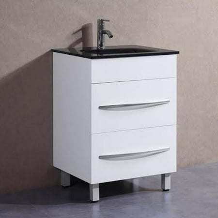 - Belvedere 24 in. Modern Freestanding Single Bathroom Vanity with Faucet