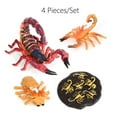 thumbnail image 4 of 1 Set Life Cycle Toy Household Simple Simulation Model Educational Toys Exquisite Interesting Scorpion Models for Home School Black Red, 4 of 10