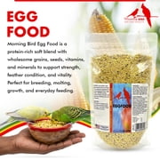 Morning Bird Eggfood 1.5 lbs – Protein Food with Essential Amino Acids, Vitamins & Minerals – Supports Growth, Digestion & Feather Health – Ideal Bird Seed for Breeding and All Bird Types