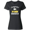 thumbnail image 3 of Inktastic Congrats My Daddy Graduated with cap Women's T-Shirt, 3 of 5
