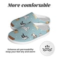 thumbnail image 6 of Lsque Dog Pets Pattern Womens Comfort Cotton on Scuff With Memory Foam and Anti-skid Sole Slipper-40/41, 6 of 7