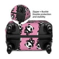 thumbnail image 4 of Lsque Cute Panda Printed Luggage Cover, Travel Luggage Protector,Scratch and Dirt Resistant, Fits 18-32 Inch Luggage - Large, 4 of 9