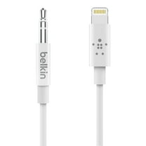 Belkin Speaker and Headphone Splitter, 3.5mm Audio Jack Adapter, Dual Audio Output for Earbuds, Headphones, and Speakers for Sharing Music & Videos, Compatible with iPhones & More- White