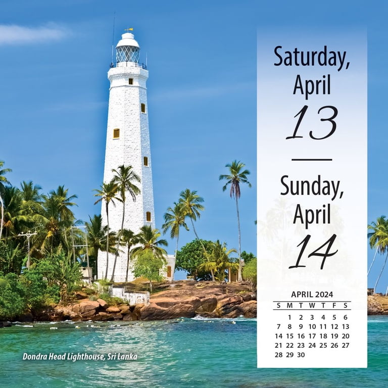 Lang Companies, Lighthouses 2024 Desk Calendar - Walmart.com