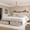Beige, variant on EnHomee Queen Size Beds with 2-Tier Storage Headboard Queen Size Upholstered Bed Frame with 2 Drawers,Grey