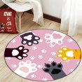 thumbnail image 2 of ZOUSSIQI Non slip Round Chair Mat Sitting Pad Area Rugs Washable Rug Living Room Bedroom 100cm JU316-88794, 2 of 9