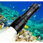 Wurkkos DL10R Scuba Diving Light, 4500 Lumen Underwater Dive Flashlight for Submarine Snorkeling Torch Built-in USB-C Charge Port, Magnetic Rotary Switch, CREE XHP70.2 Emitter, IPX-8 Waterproof