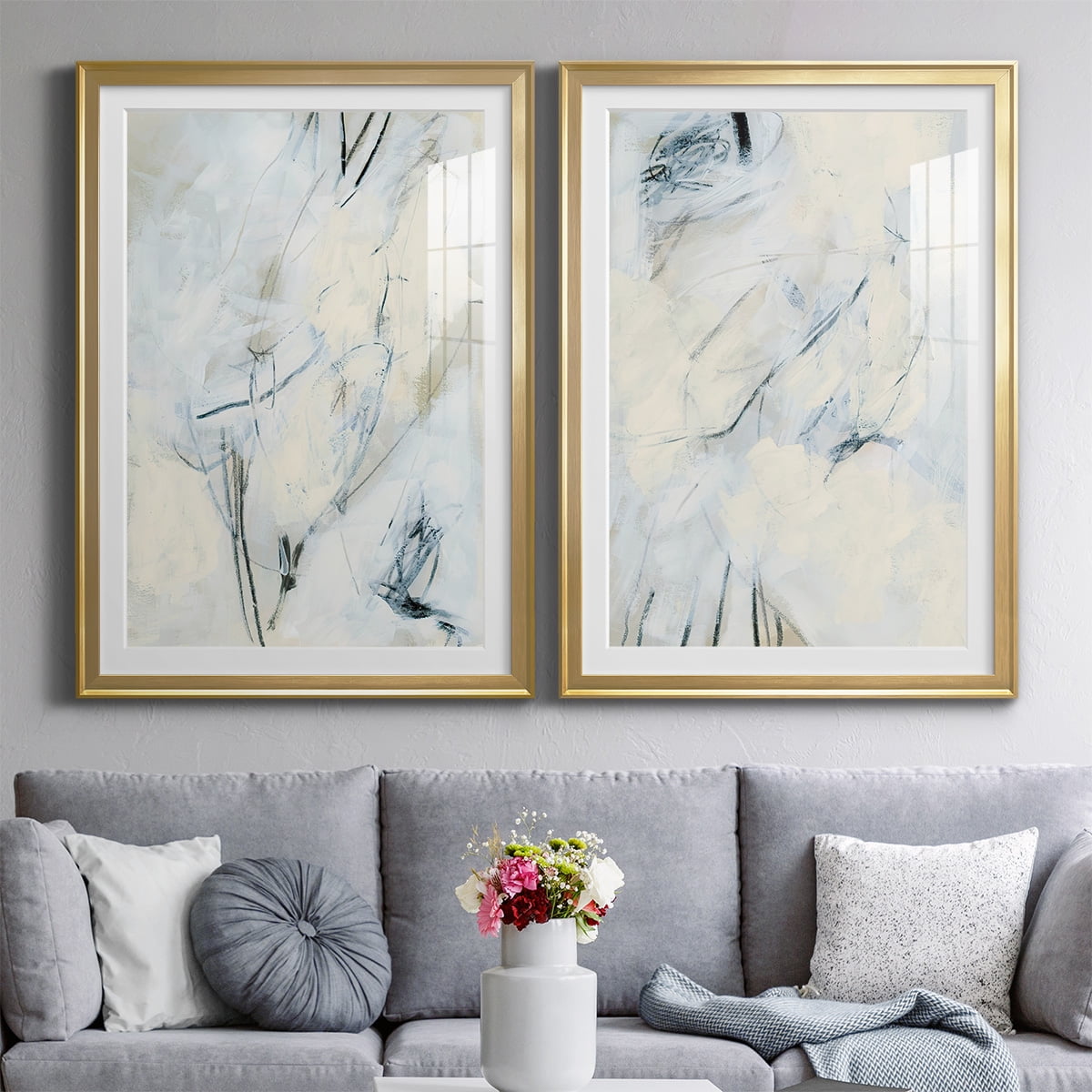 Wexford Home Liminal Space I Premium Framed Print, 26.5" x 36.5" - Ready to Hang, Gold (Set of 2)