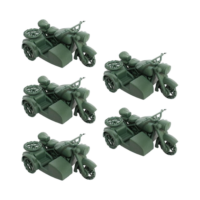 Vehículos de juguete Perfecl Diorama Mesa de decoración 3 motocicletas para niños