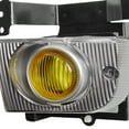 thumbnail image 4 of Spec-D Tuning Yellow Bumper Driving Fog Lights + Bulbs + Switch Compatible with 1992-1995 Honda Civic 4Dr Sedan L+R Pair Assembly, 4 of 7