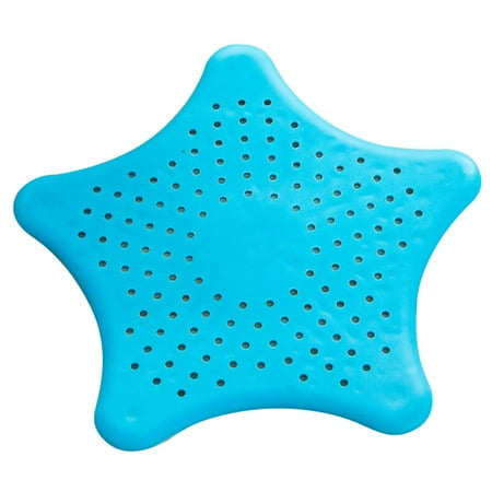 

Bathroom & Kitchen Hair Catcher Filter Blue Star-Shaped Sink Drain Strainer