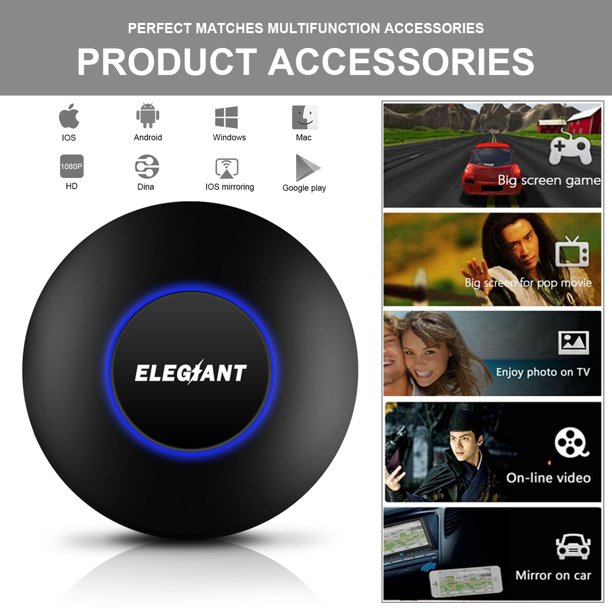wireless wifi display dongle 1080p mini display receiver hd av dual output miracast dlna air play converter wifidisplay adapter for ios android