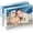 5x7" 2pack, variant on 5 Pack Magnetic Acrylic Photo Frame 4x6 Inch Horizontal Double Sided Self Standing Clear Display Block 12+12MM Thick Frameless Desktop