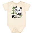 thumbnail image 3 of Inktastic My Yaya Loves Me- Cute Panda Boys or Girls Baby Bodysuit, 3 of 5