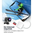 thumbnail image 3 of SD Card Reader for iPhone iPad,Trail Game Camera Micro SD Card Reader Viewer,SLR Cameras SD Reader with Dual Slot,Photography Memory Card Adapter,Plug and Play, 3 of 7