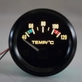 thumbnail image 5 of Kit de medidor de temperatura del agua para automóvil, LED negro, medidor universal de temperatura del agua para automóvil, diales de 101,6-120 ° (diámetro 52 mm), 5 of 5