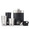 thumbnail image 1 of Juego de Vasos de Shot SELFLA de Acero Inoxidable para Viaje 75 mL x4 con Petaca, 1 of 7