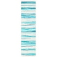 thumbnail image 5 of SAFAVIEH Rag Benton Striped Cotton Area Rug, Ivory/Green, 2' x 3', 5 of 11