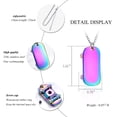 thumbnail image 2 of Skateboard Cremation Jewelry for Ashes Stainless Steel Keepsake Pendant Holder Ashes for Pet Human Memorial Urn Necklace for Men Women, 2 of 6