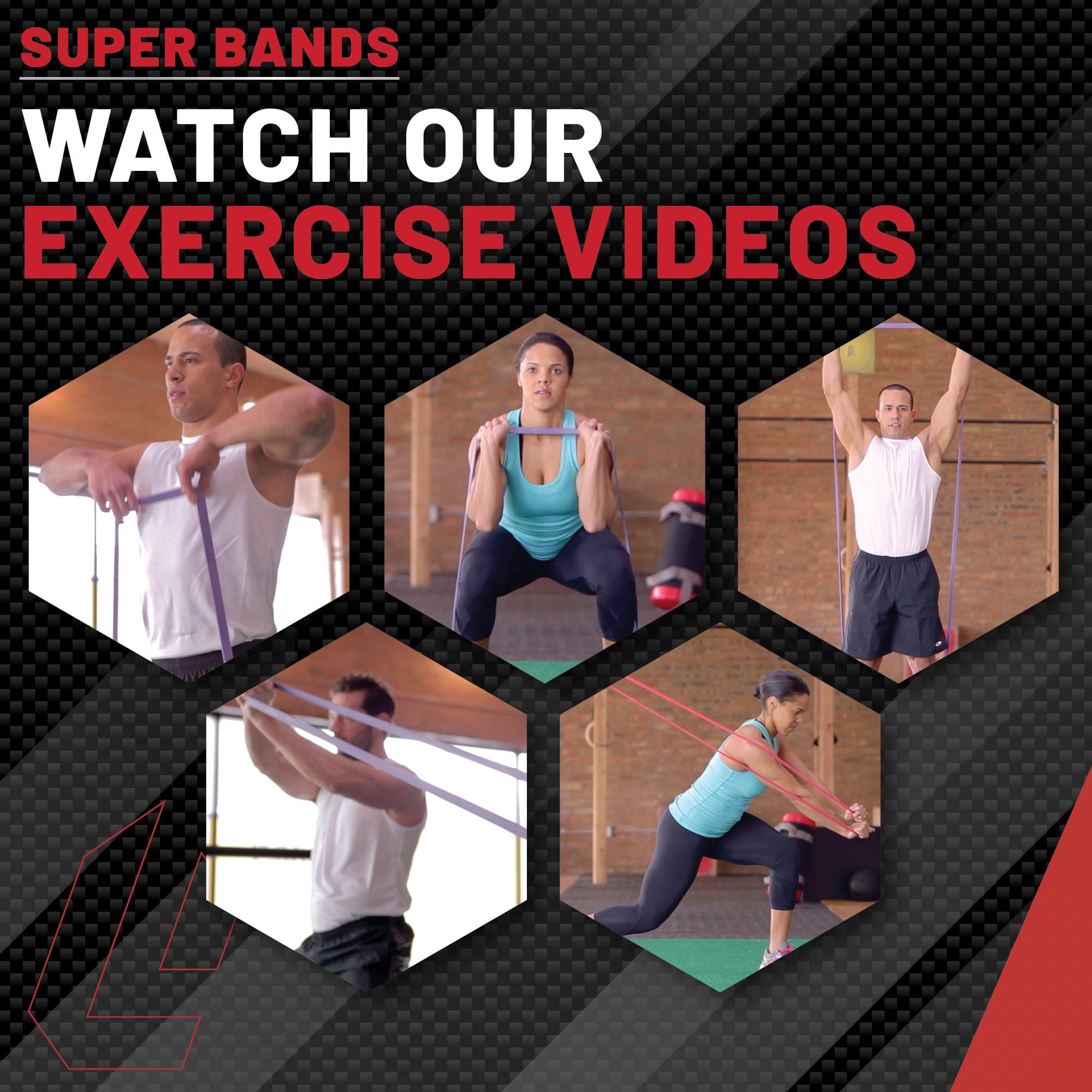 Lifeline Fitness Super Band - 80" Resistance Band for Increasing Workout Options - Level 5 (100LB)