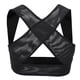 thumbnail image 2 of Corrector de postura transpirable, cinturón ajustable para soporte de hombros y espalda, negro (M), 2 of 8