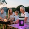 thumbnail image 6 of JIhuahe Mosquito Zapper Outdoor Portable - Rechargeable Electric Fly Zapper with 7 Color Light & Battery, Cordless Insect Killer for Camping, Patio, Backyard,black, 6 of 6