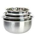 thumbnail image 2 of Lexi Home 3 Pc Large Stainless Steel Nested Mixing Bowls, 2 of 3