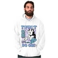 thumbnail image 5 of The Smurfs Cool Kanji Trust No One Hoodie Hooded Sweatshirt Men Brisco Brands M, 5 of 6