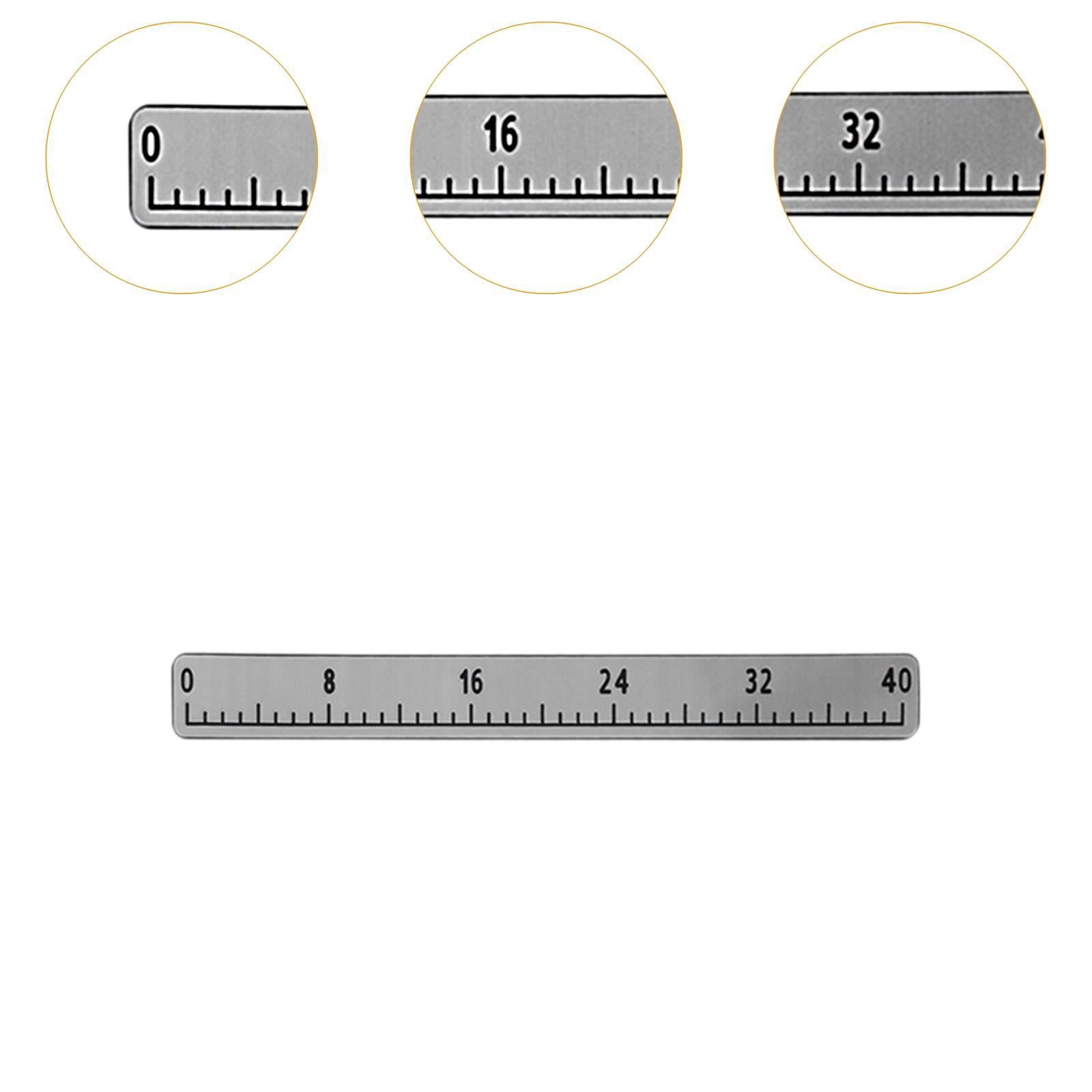 figatia Ruler Measuring Ruler Portable Easy to Read with Scale ing Tackle Measurement Tackle Tool for ing Boat Deck