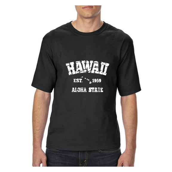 MmF - Big Men's T-Shirt, up to Tall Size 3XLT - Hawaii