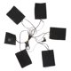thumbnail image 1 of 1 alfombrilla eléctrica calefactora portátil de fibra de carbono para ropa, 1 of 8