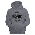 thumbnail image 1 of AC/DC ACDCHV Gunmetal Heather Adult Hoodie Sweatshirt, 1 of 1
