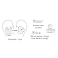 thumbnail image 4 of Auricular deportivo Injueey intrauditivo con cable de 3,5 mm desmontable, 4 of 6