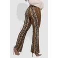 thumbnail image 5 of High Waist Buttery Soft Flare Palazzo Pants - Yellow, White, Greenish Blue, Burgundy Boho Print, 5 of 9