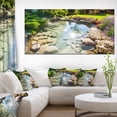 thumbnail image 1 of Ruisseau dans un Paysage Rocheux - Impression d'Art sur Toile Paysage, 1 of 3