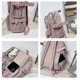 thumbnail image 5 of Backpack Retro Canvas Laptop Schoolbag Cute Backpack With Bear Pendant, 5 of 5