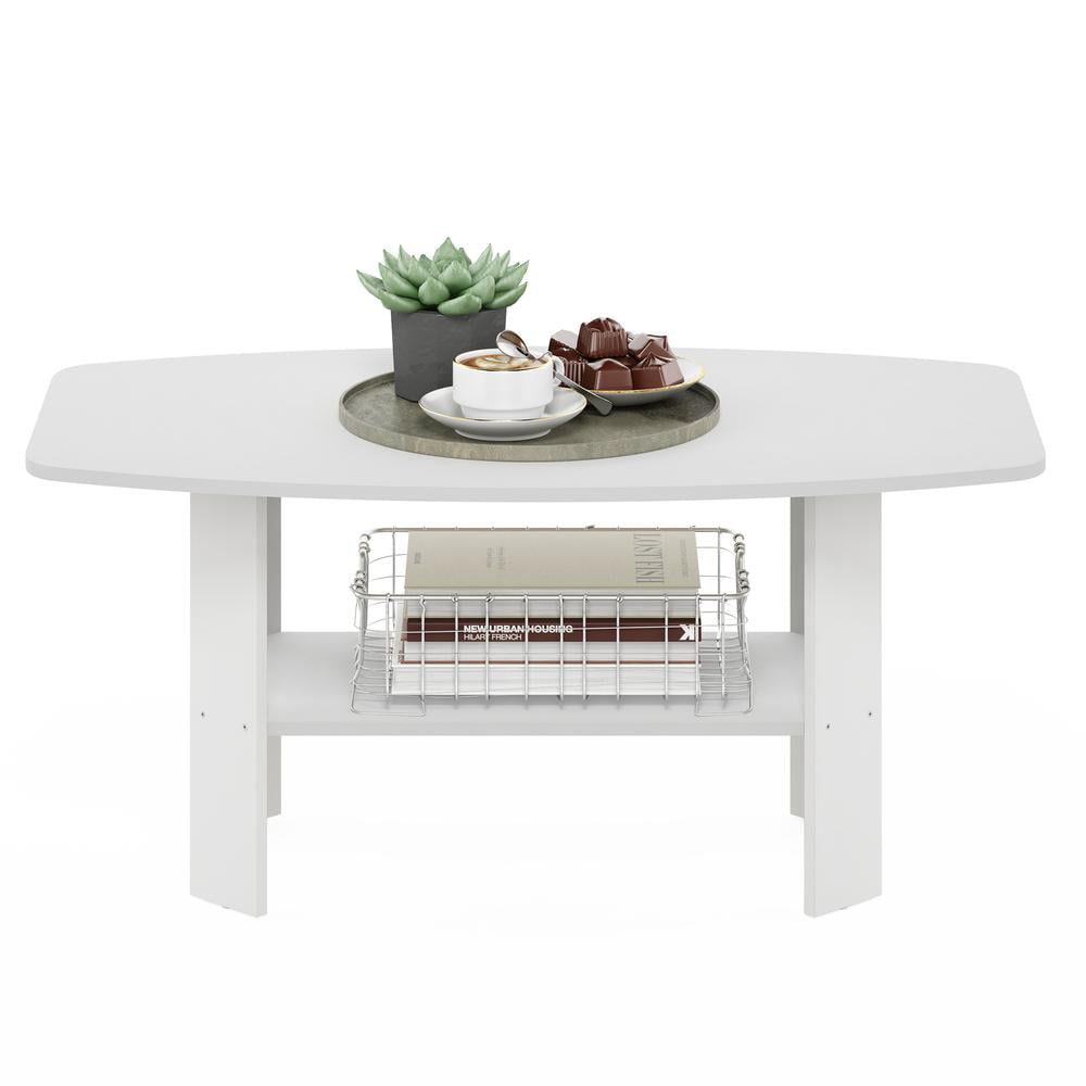 Furinno Simple Design Coffee Table White