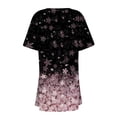 thumbnail image 4 of Cardigan pour Femmes Imprimé Décontracté Manches Courtes Cardigans Ouvert devant Léger Été Ourlet Haut Bas Hauts Cardigan pour Femmes en Solde, 4 of 4