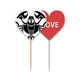 thumbnail image 1 of Simbolo de Zodiaco constelación de cáncer Palillos de dientes bandera etiqueta de amor selección de pastelitos, 1 of 4
