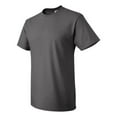 thumbnail image 2 of Couver HD Cotton Short Sleeve T-Shirt , Charcoal grey , 3X-Large, 2 of 4