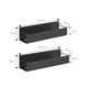 thumbnail image 2 of 2 especieros magnéticos para refrigerador, organizador de especias, estante magnético móvil para organizar la cocina y el horno, color negro, 2 of 8